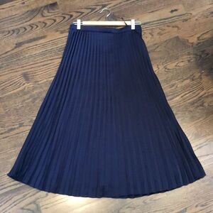 Pleated Midi Skirt